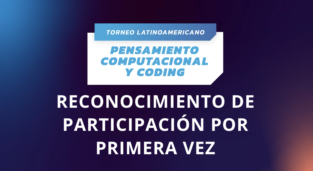 Reconocimiento de Participación por Primera Vez
