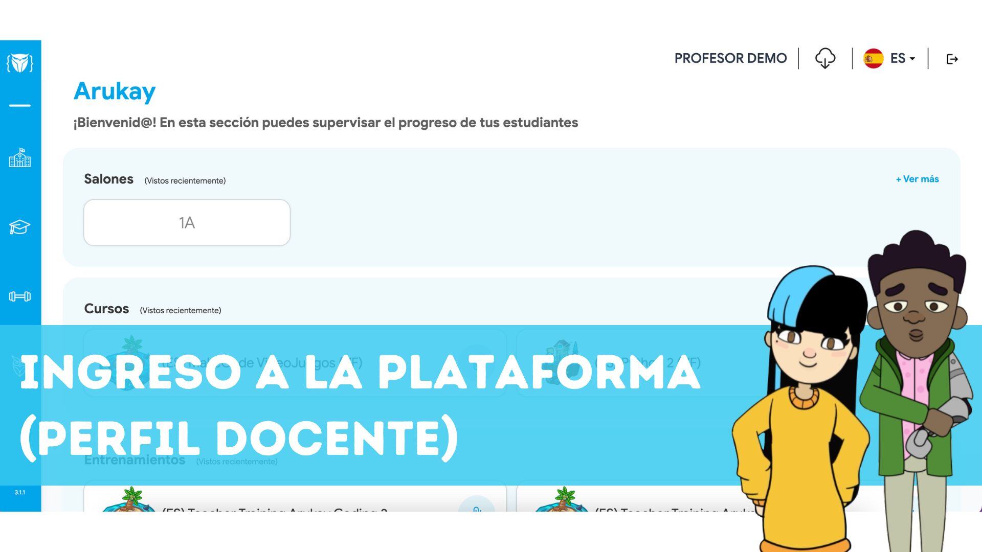 Ingreso a la plataforma Docente